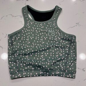 Malo Republic Green/Stars Sports tank size XS
